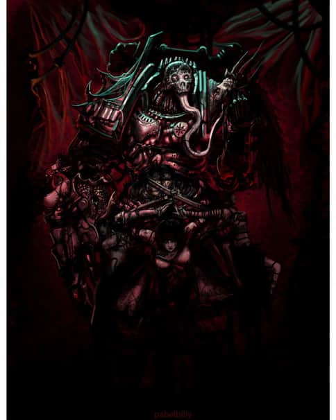 Slaanesh Demon Prince by Pavel Zolotko 
