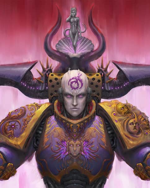 Slaanesh Marine by Váradi Paszkál 