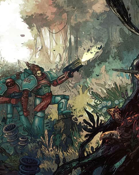 Space Marine by Charlene Tabary 