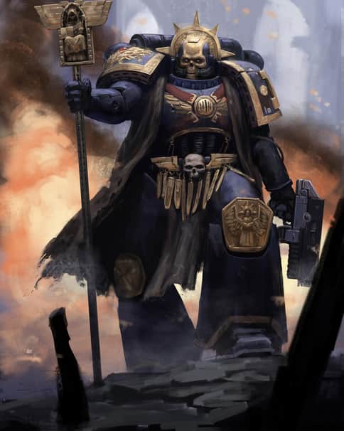 Space Marine Chaplain by Dan Farin