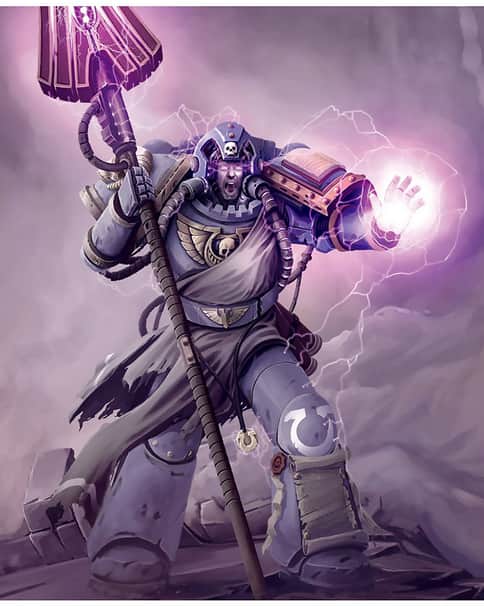 Space Marine Librarian by Nikolaus Ingeneri 