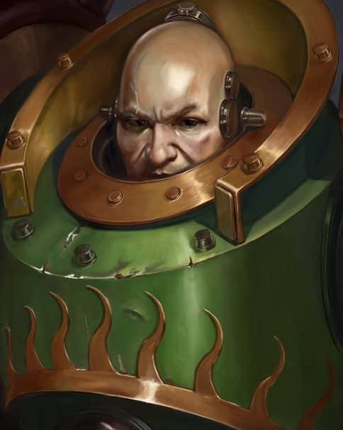 Space Marine Portrait by Vladislav Stepura 