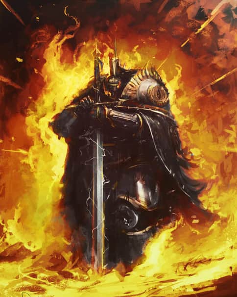 Space Marine in Mark III Armour by Max FitzGerald 