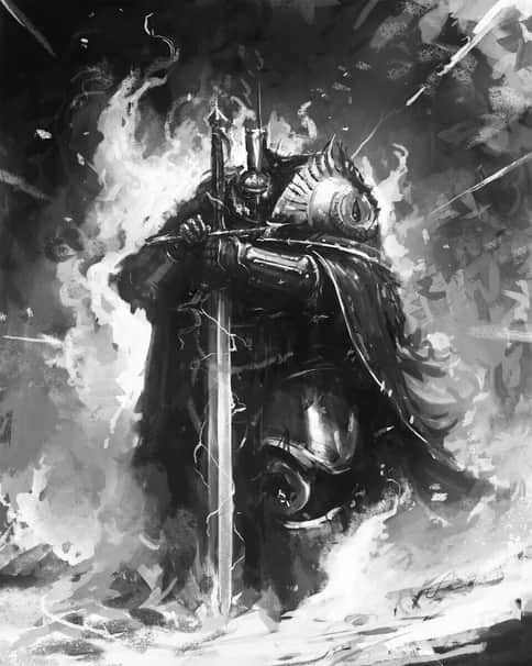 Space Marine in Mark III Armour by Max FitzGerald 