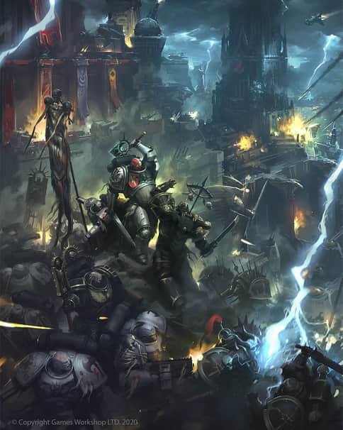 Space Marines Monastery Defense by Jaime Martinez Space Marines Monastery Defense by Jaime Martinez