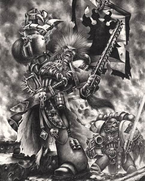 Space Wolves Blood Claws by Mark Gibbons 
