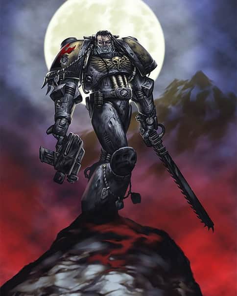 Space Wolves Grey Hunter by Mark Gibbons 