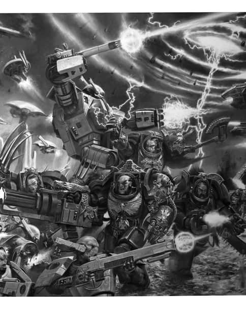 Space Wolves vs. T’au by Adrian Smith Space Wolves vs. T’au by Adrian Smith