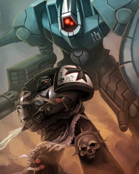 T’au Battlesuit vs Black Templar by Jonathan Gonzalez 