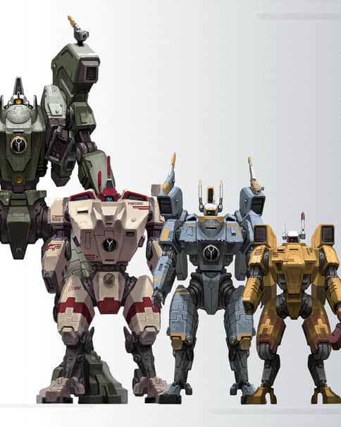 T’au Battlesuits by Tze Kun Chin 