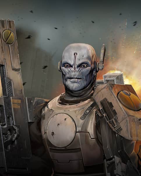 T’au Fire Warrior by Carl Holden 