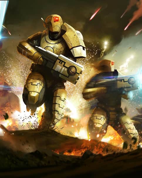 T'au Fire Warriors by David Paget