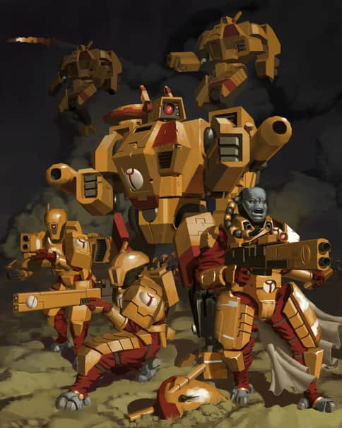 T’au Firefight by Peter Tozer
