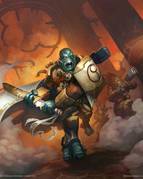 T’au & Kroot by Nicholas Gregory 