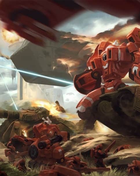 T’au vs Imperial Guard by JiHun Lee T’au vs Imperial Guard by JiHun Lee