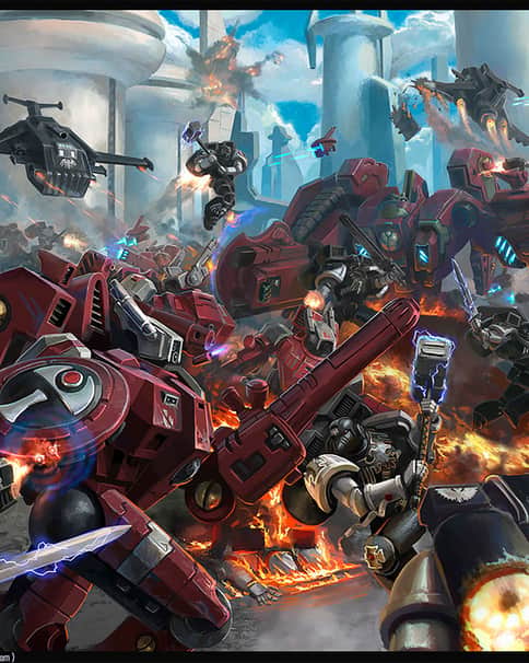 T’au vs Raven Guard by David Sondered 