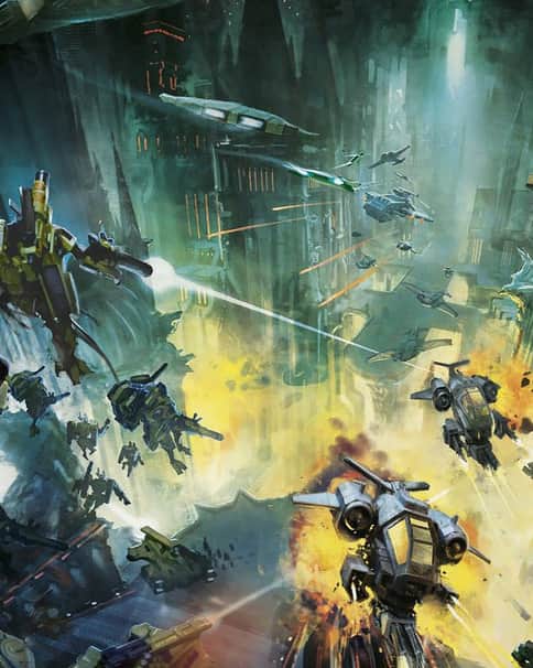 T’au vs Space Marines by Pedro Nunez 