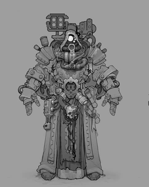 Tech-Priests of Mars by Ted Beargeon 