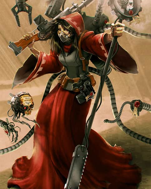 Techpriestess of the Omnissiah by Ruben de Vela 