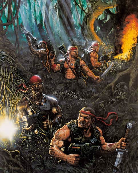 The Catachan Jungle Fighters by Karl Kopinski 