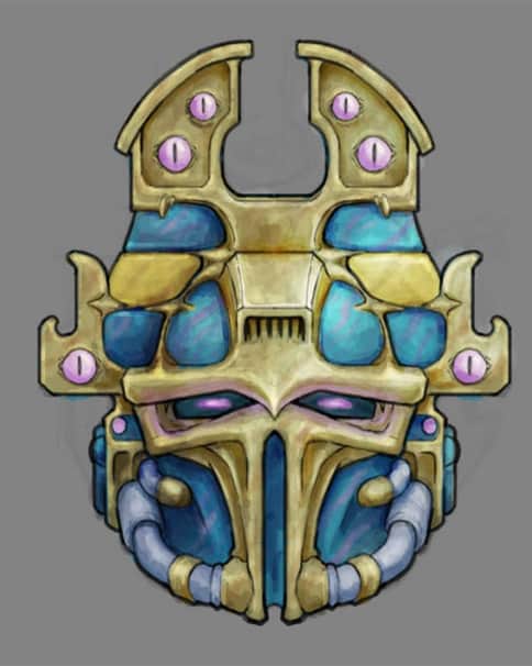 Thousand Sons Helmet by Dicey June 