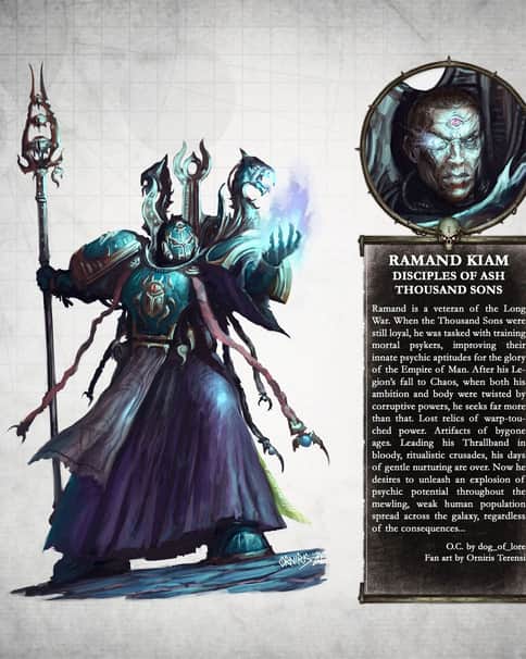 Thousand Sons Ramand Kiam by Orniris Terensi 