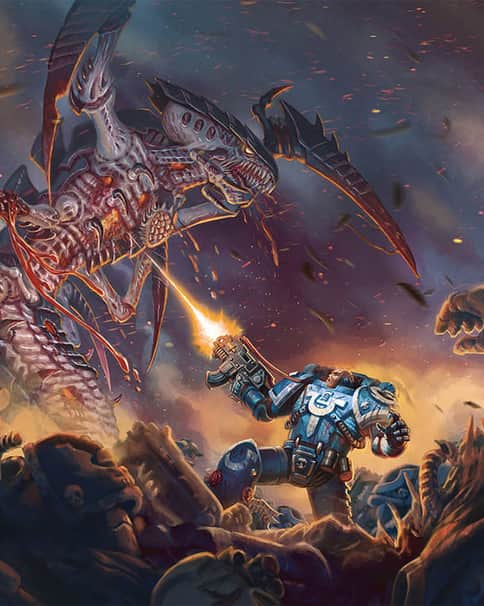 Trygon vs Ultramarine by Jacob Atienza 