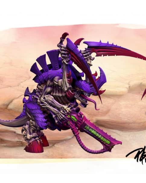 Tyranid Carnifex by Motion-in-Poetry