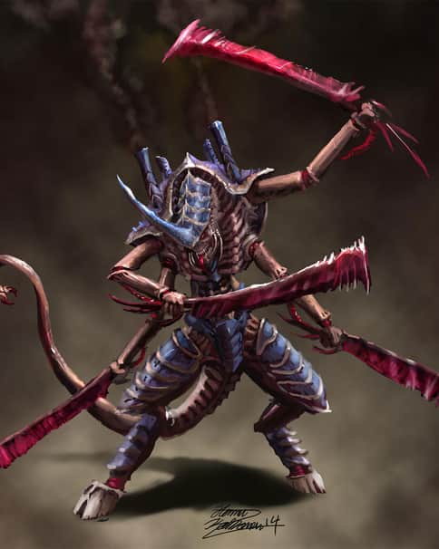 Tyranid Swarmlord by Hannu Kokkonen 