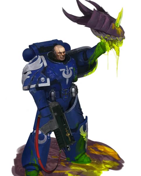 Tyrannic War Veteran by George Earl Abalayan 
