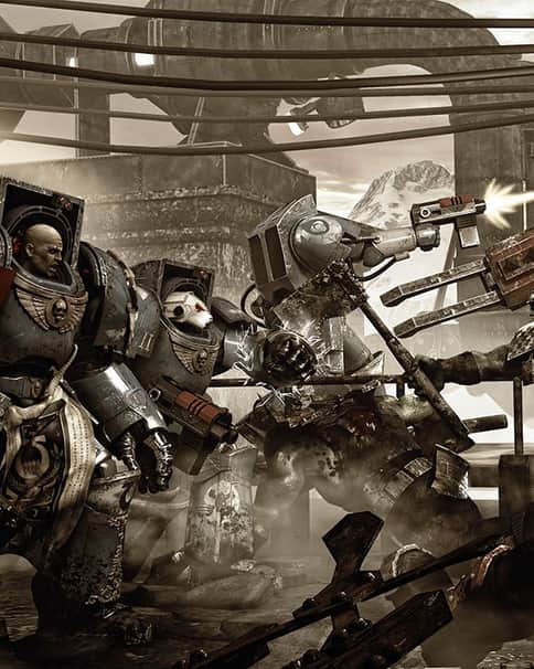 Ultramarines vs Orks by Kirill Losev 