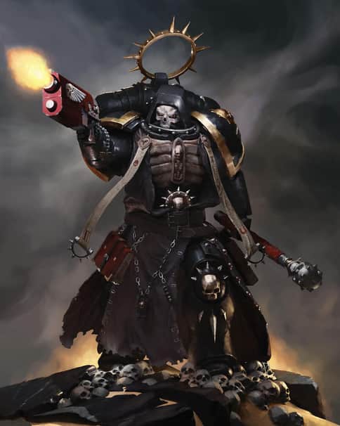 Warhammer Chaplain by Theis Møller Jacobsen 