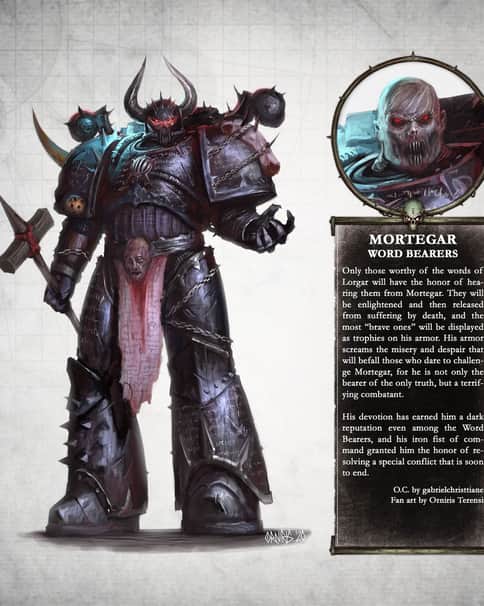 Word Bearers Mortegar by Orniris Terensi 