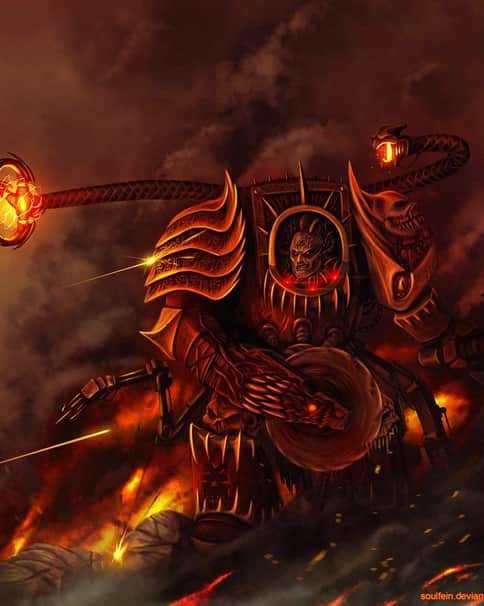 World Eaters Techmarine by Daniele Capitani 