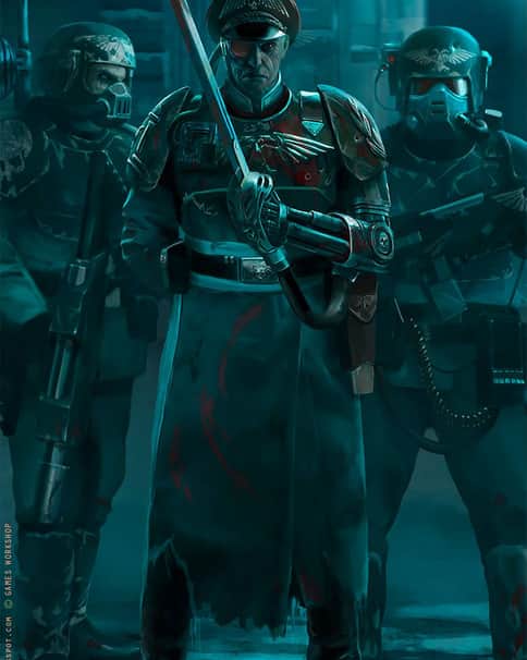 RED WAAAGH: Cadians by Nacho Molina 