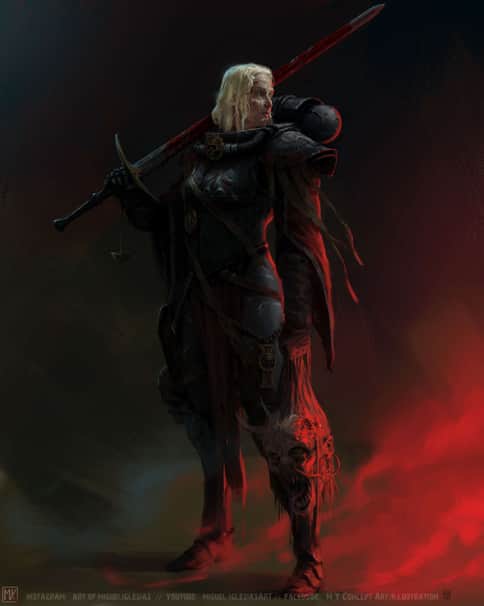 Sister of Battle Constance Requia by Miguel Iglesias 