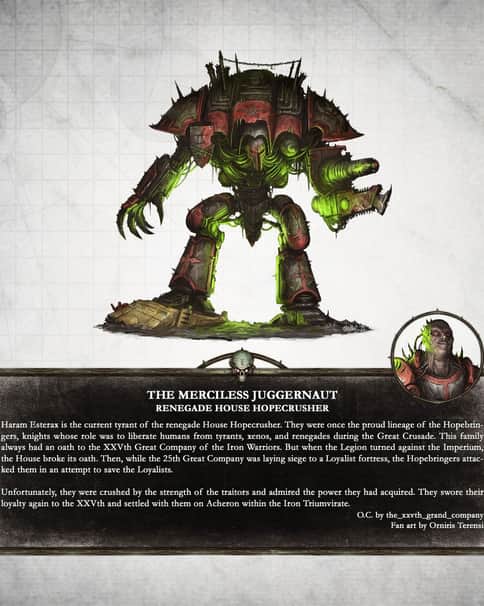 The Merciless Juggernaut by Orniris Terensi 