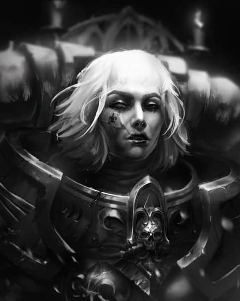 Adepta Sororitas by Elie Gomez 