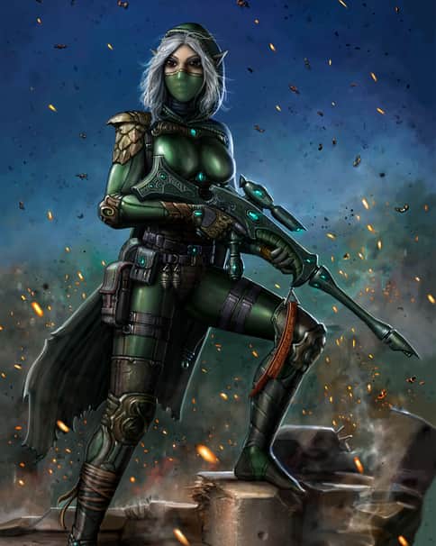Eldar Ranger by SirTiefling Eldar Ranger by SirTiefling