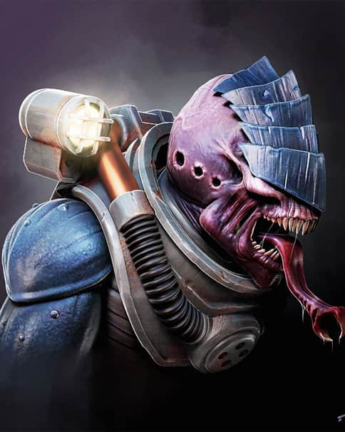Genestealer Cultist by Martijn Willemse 