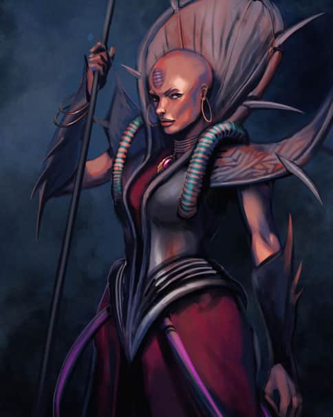 Genestealer Female Magus by OD60