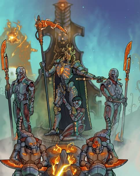 Necron Lord by Fabrizio Carminati Necron Lord by Fabrizio Carminati