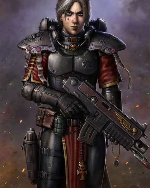 Sister of Battle by SirTiefling