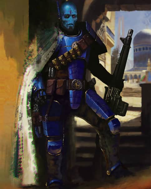 T’au Warrior by Stefan Ristić 