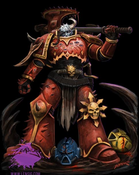 Chaos Marine by Björn Lensig 