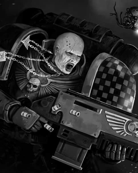 Female Space Marine by Samuel Allan 