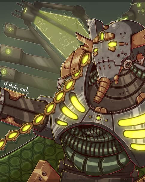 Necron Lord by Alex McGreal 