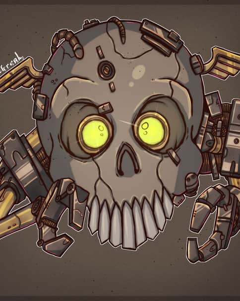 Servo Skull by Alex McGreal 