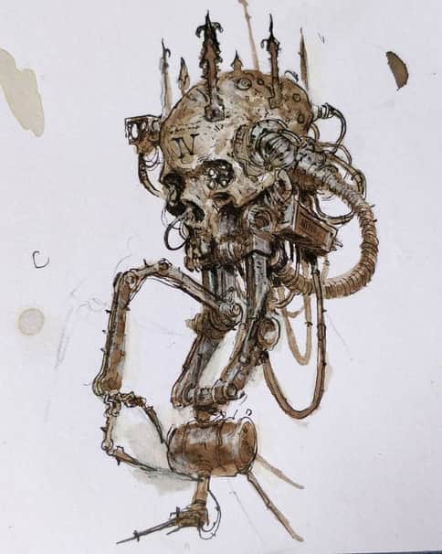 Servo-Skull by Lewis Jones 