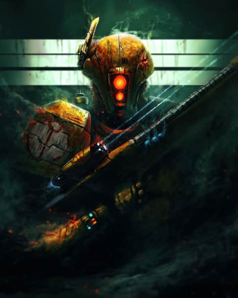 T’au Fire Warrior by Jacob T Loren 